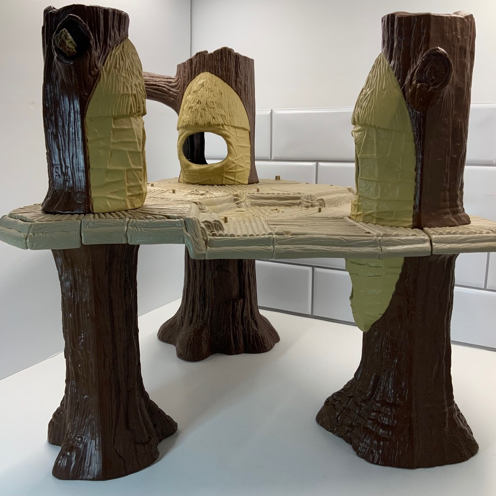 Vintage 1983 Kenner Star Wars Ewok Village Playset Base Return of Jedi Incomplet - Picture 4 of 10